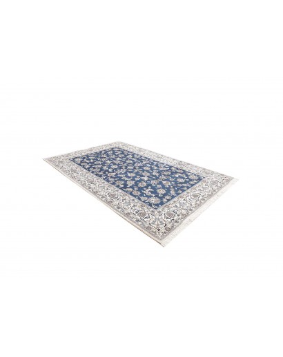 Tappeto Nain Kashmar Persia grigio blu 201x300