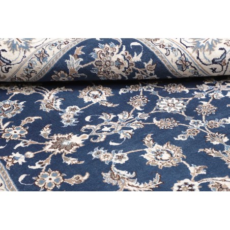Tappeto Nain Kashmar Persia grigio blu 201x300