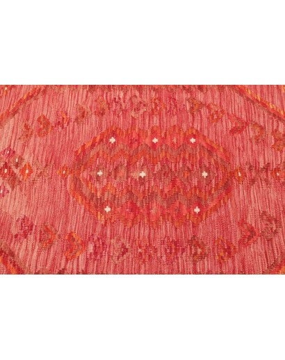 Tappeto Kilim Afghanistan rosso arancione 105x149