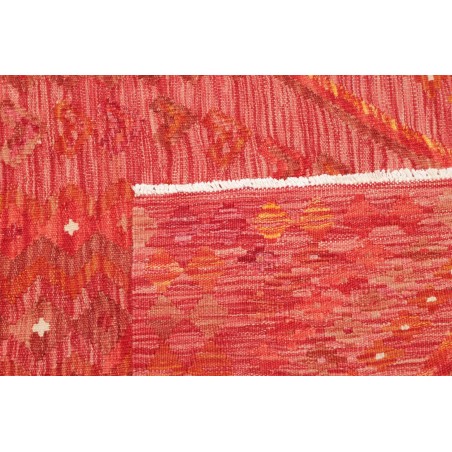 Tappeto Kilim Afghanistan rosso arancione 105x149