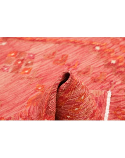 Tappeto Kilim Afghanistan rosso arancione 105x149