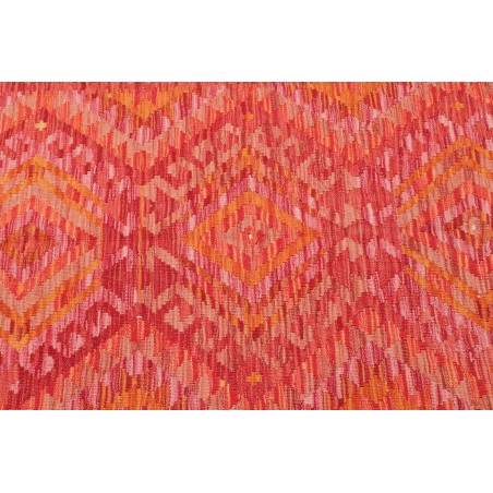 Tappeto Kilim Afghanistan rosso arancione 98x153