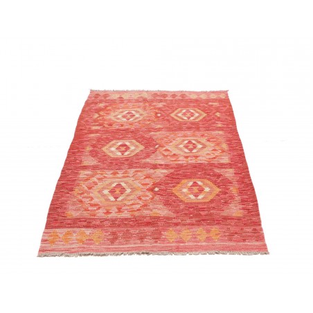 Tappeto Kilim Afghanistan arancione marrone 95x153
