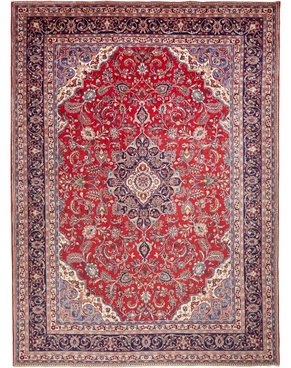 Tappeto Hamadan Fine Persia marrone grigio 270x367