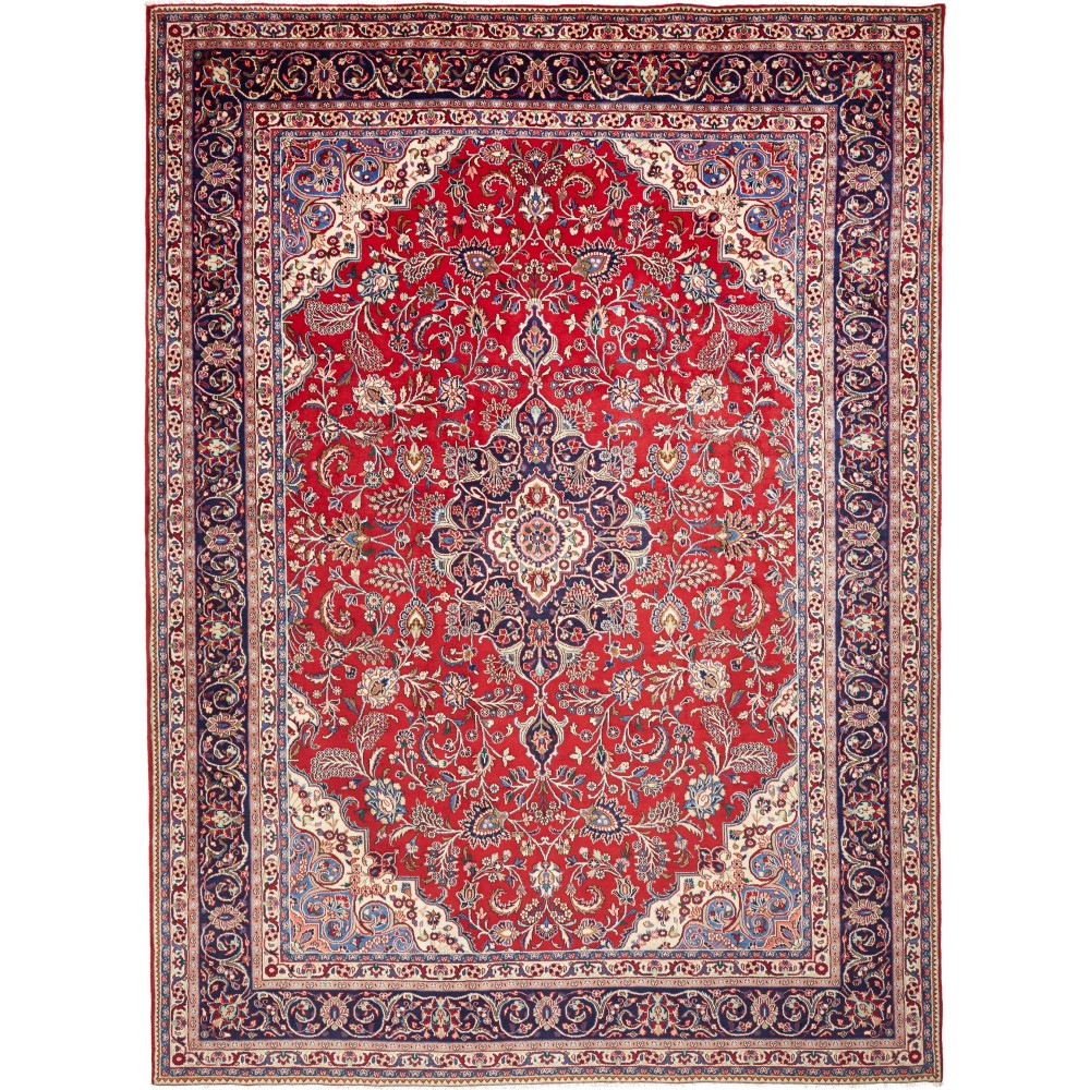 Tappeto Hamadan Fine Persia marrone grigio 270x367 Tappeto Hamadan Fine Persia marrone grigio 270x367