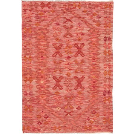 Tappeto Kilim Afghanistan rosso 100x147