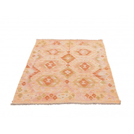 Tappeto Kilim Afghanistan marrone arancione 106x146