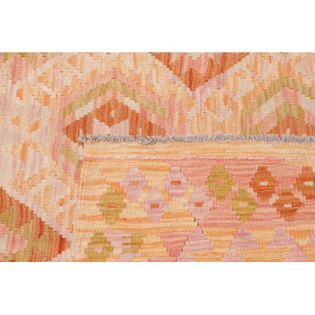 Tappeto Kilim Afghanistan marrone arancione 106x146