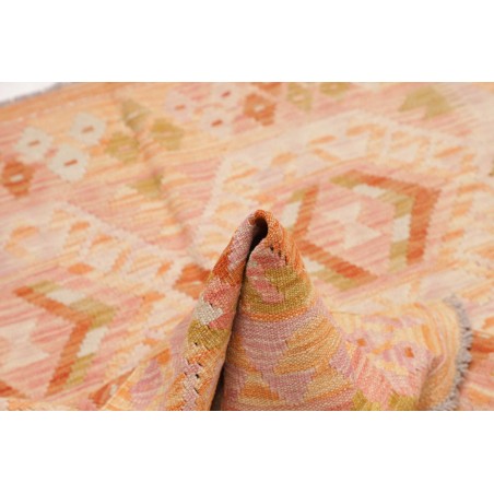 Tappeto Kilim Afghanistan marrone arancione 106x146