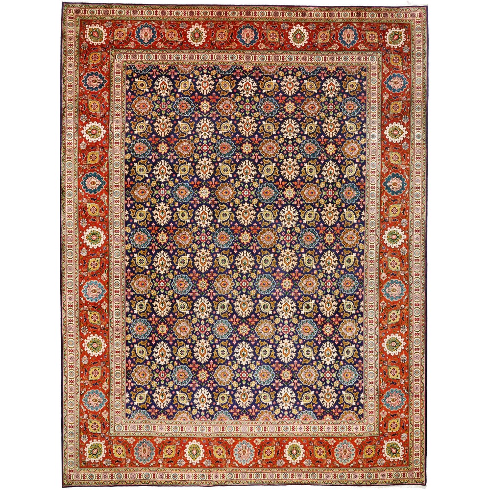 Tappeto Tabriz Persia marrone 300x395 Tappeto Tabriz Persia marrone 300x395