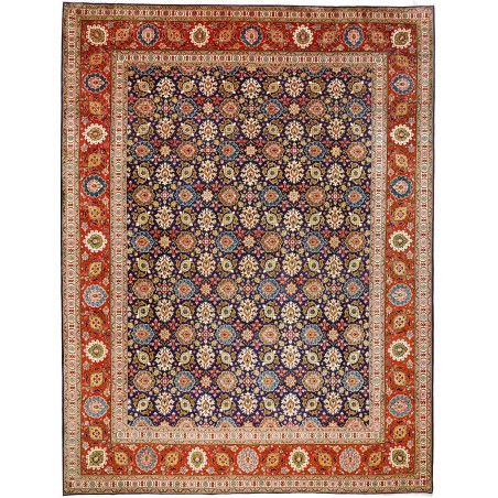 Tappeto Tabriz Persia marrone 300x395