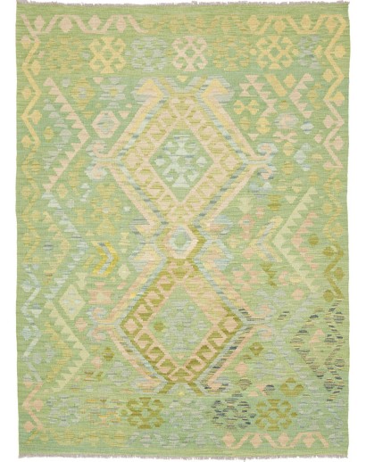 Tappeto Kilim Afghanistan marrone 145x202