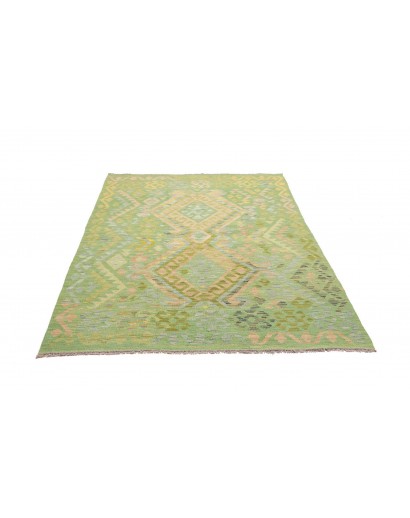 Tappeto Kilim Afghanistan marrone 145x202
