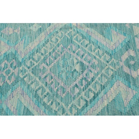 Tappeto Kilim Afghanistan azzurro verde 148x195