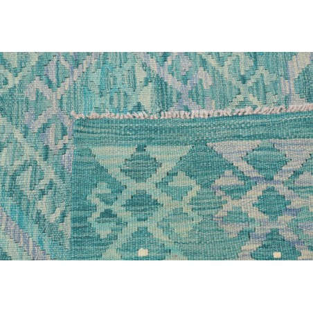 Tappeto Kilim Afghanistan azzurro verde 148x195