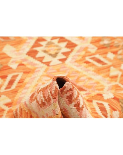 Tappeto Kilim Afghanistan marrone 63x184