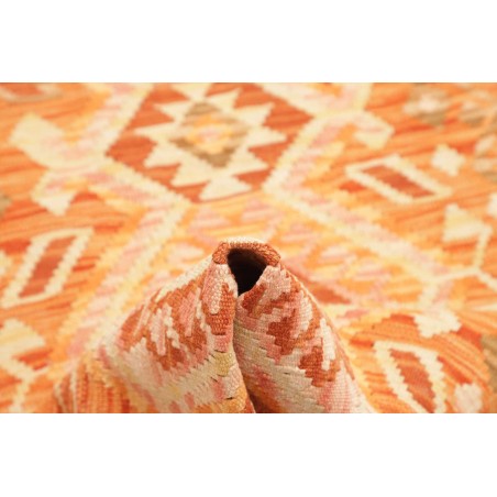 Tappeto Kilim Afghanistan marrone 63x184