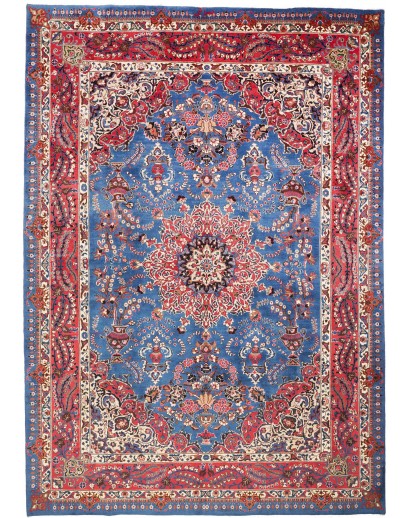Tappeto Kashmar Persia azzurro rosso 246x350