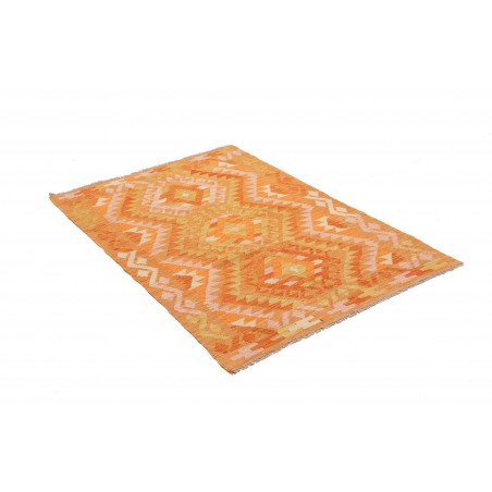 Tappeto Kilim Afghanistan marrone 101x148