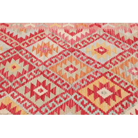 Tappeto Kilim Afghanistan marrone rosso 117x164
