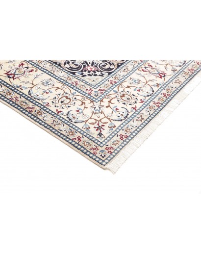 Tappeto Nain 9La Persia bianco grigio 198x308