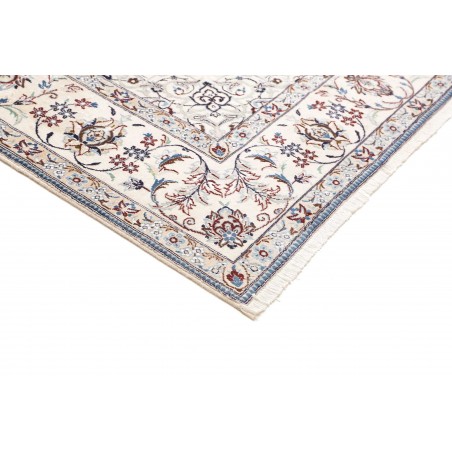 Tappeto Nain 9La Persia bianco azzurro 205x315