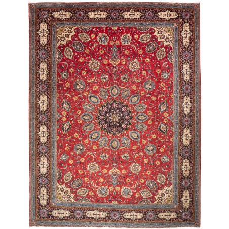 Tappeto Sarough Persia marrone giallo 298x390