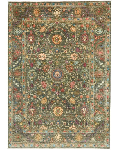 Tappeto Shahi Fine Pakistan bianco azzurro 206x297