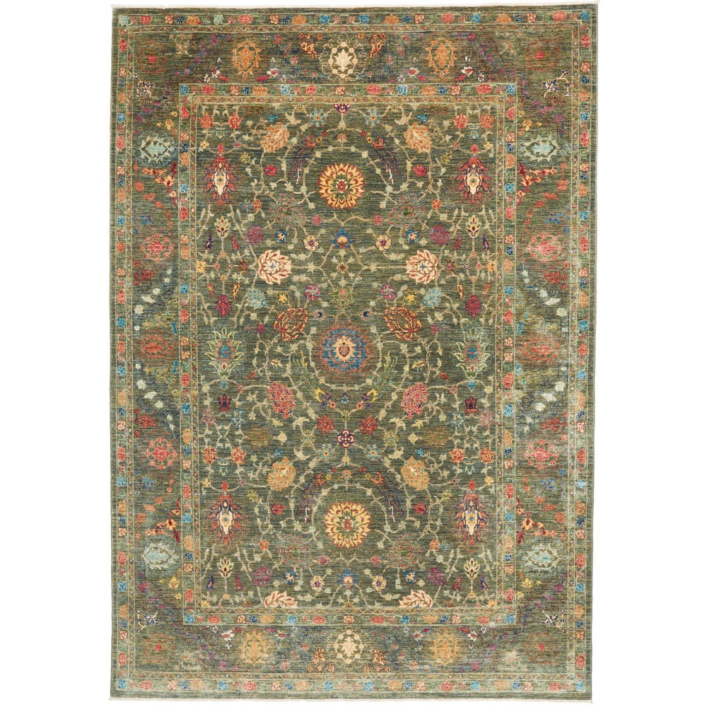 Tappeto Shahi Fine Pakistan bianco azzurro 206x297