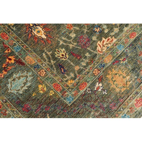Tappeto Shahi Fine Pakistan bianco azzurro 206x297