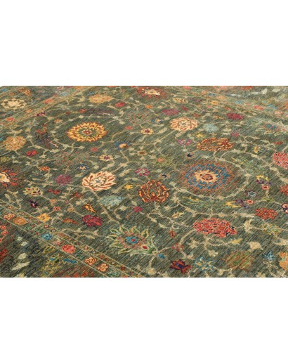 Tappeto Shahi Fine Pakistan bianco azzurro 206x297