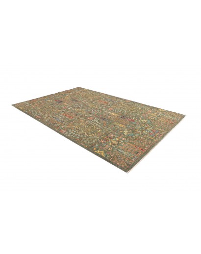 Tappeto Shahi Fine Pakistan bianco grigio 205x307