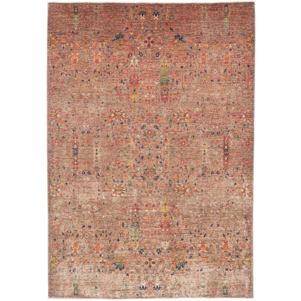 Tappeto Shahi Fine Pakistan marrone grigio 205x294