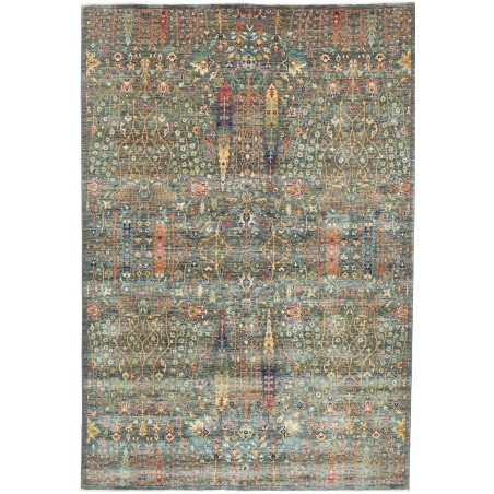 Tappeto Shahi Fine Pakistan bianco azzurro 202x297