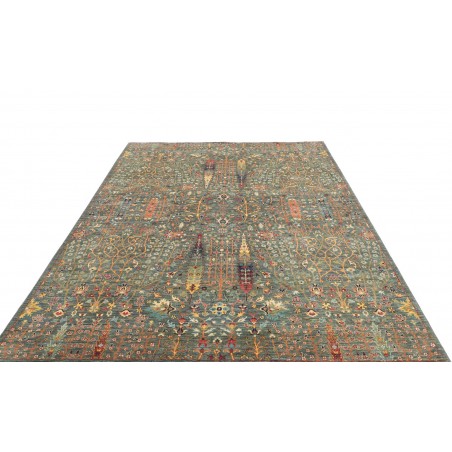 Tappeto Shahi Fine Pakistan bianco azzurro 202x297