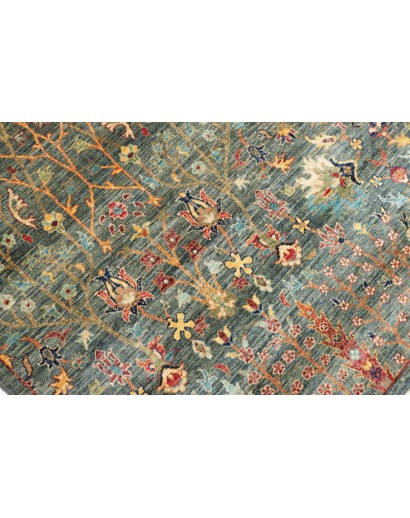 Tappeto Shahi Fine Pakistan bianco azzurro 202x297