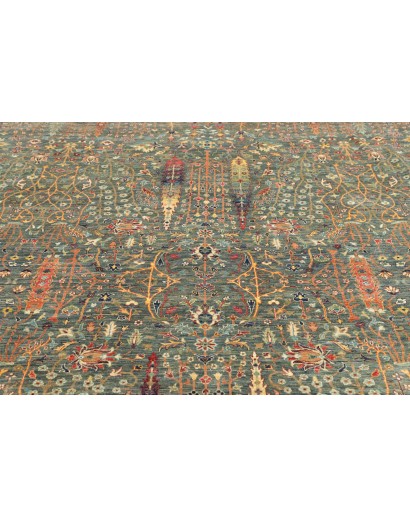 Tappeto Shahi Fine Pakistan bianco azzurro 202x297