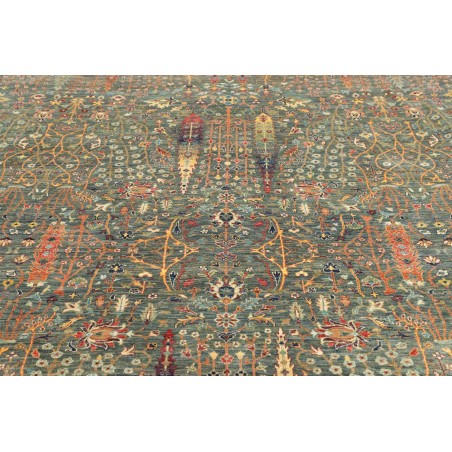 Tappeto Shahi Fine Pakistan bianco azzurro 202x297