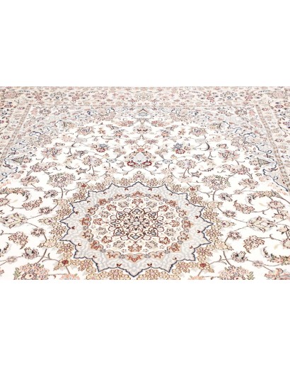 Tappeto Nain 9La Persia bianco marrone 208x318