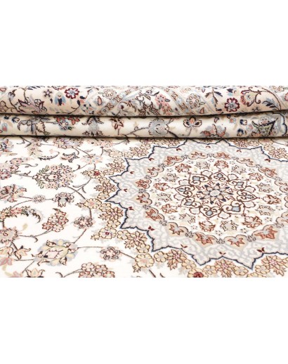 Tappeto Nain 9La Persia bianco marrone 208x318