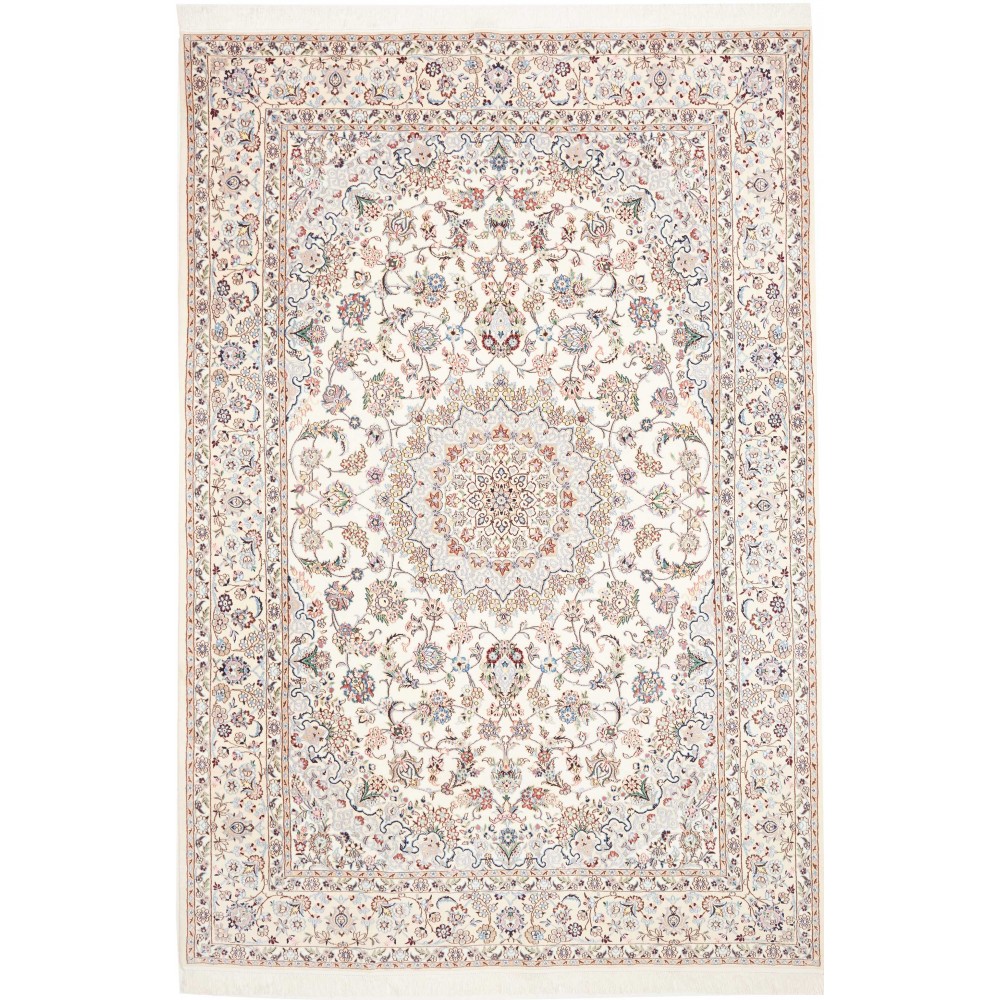 Tappeto Nain 9La Persia bianco marrone 208x308