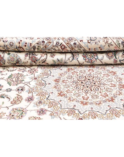 Tappeto Nain 9La Persia bianco marrone 208x308