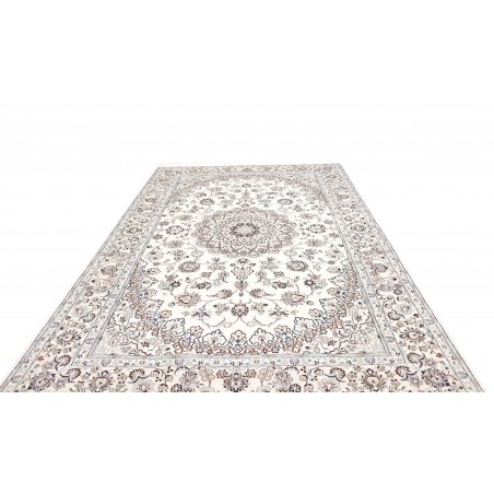Tappeto Nain 9La Persia bianco azzurro 205x325