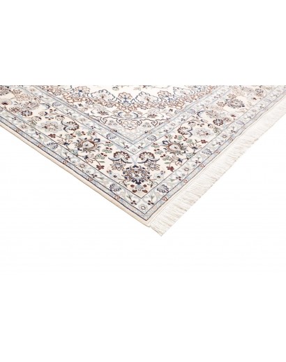 Tappeto Nain 9La Persia bianco azzurro 205x325