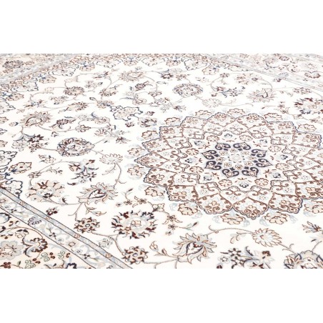 Tappeto Nain 9La Persia bianco azzurro 205x325