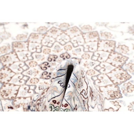 Tappeto Nain 9La Persia bianco azzurro 205x325