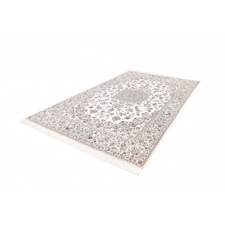 Tappeto Nain 9La Persia bianco marrone 205x317