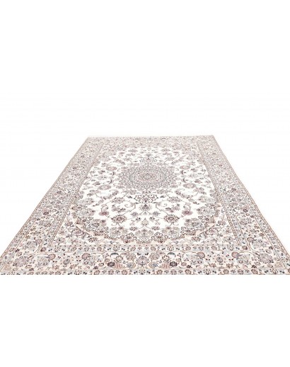 Tappeto Nain 9La Persia bianco marrone 205x317