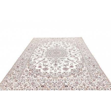 Tappeto Nain 9La Persia bianco marrone 205x317