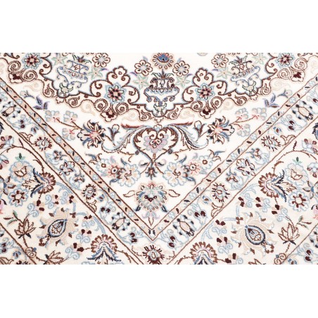 Tappeto Nain 9La Persia bianco marrone 205x317